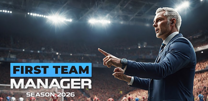 First Team Manager 2026 1.0.8 [MOD Menu APK][Free In-App Purchases][VIP Unlocked][Fast Staff Training][Can Upgrade Stadium] & More