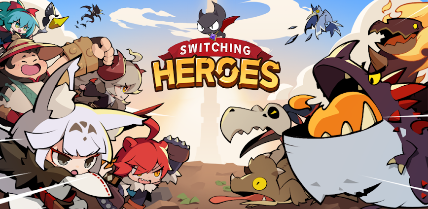 Switching Heroes: Action RPG 3.20 [MOD Menu APK][One Hit Kill][Custom Drop][Drop Multiplier][Speed]