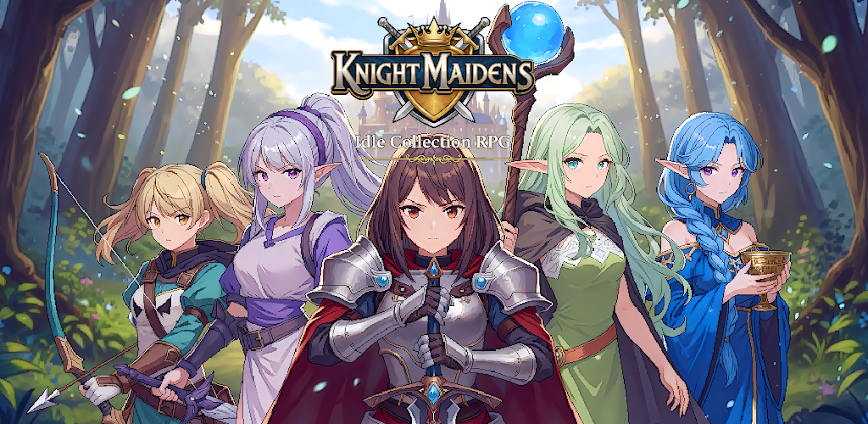 Knight Maidens: Idle RPG 1.7 MOD Menu APK | Damage & Defense Multiplier, God Mode, Gem Never Decrease