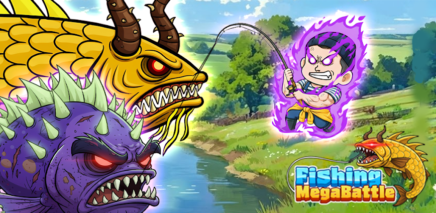 Fishing Mega Battle 1.0.7 MOD Menu APK | In-App Purchases, Infinite Endurance, Fishing Hook, 10x Experience, Free Ads Rewad & More