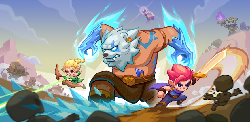 Epic Trio: Roguelike Clash 0.24 MOD Menu APK | God Mode, Damage Multiplier, Stamina Injection, Currencies No-Decrease, Free Shopping
