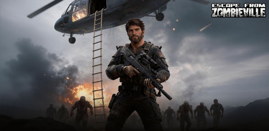 Escape From Zombieville 0.0.5 MOD Menu APK | Never Die, Infinite Ammo, Unlimited Currency, Instant Search, One Hit Kill