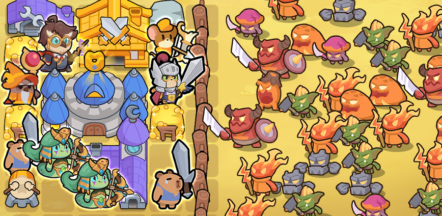 Fortress Hero: Strategy Puzzle 1.0.6 MOD APK (Menu, Never Die, One Hit Kill, Unlimited Resources )