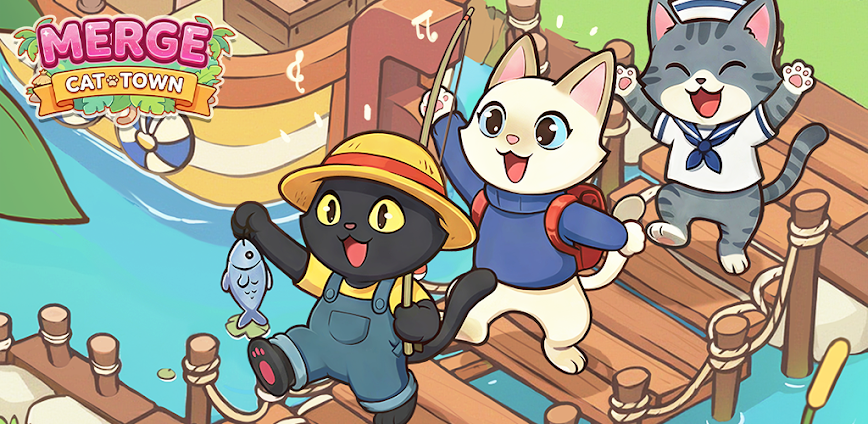 Merge Cat Town 0.0.59 MOD APK (Menu, Dev Tools)